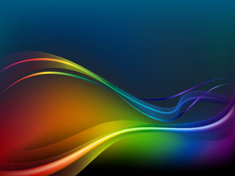 free vector Colorful Waves and Lines Vector Background